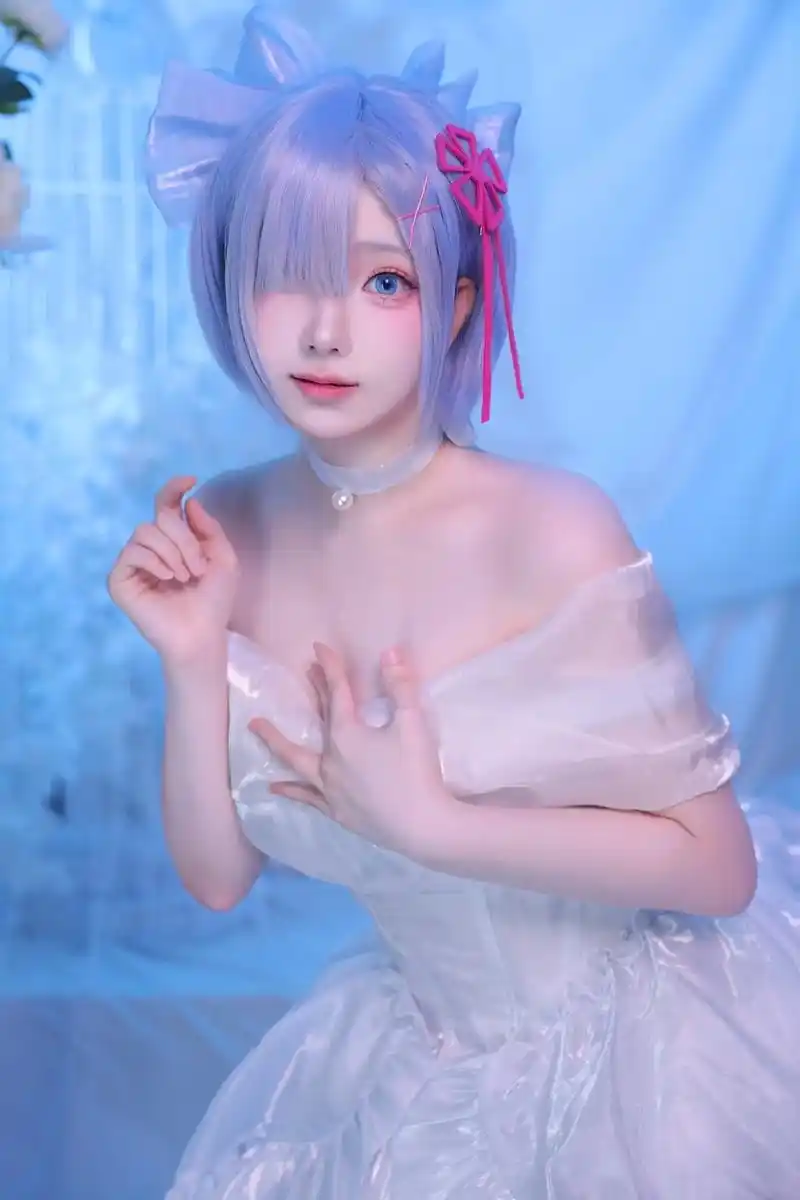 来跟蕾姆约会吧～!自搭的蕾姆私设🩵#蕾姆 #cos #从零