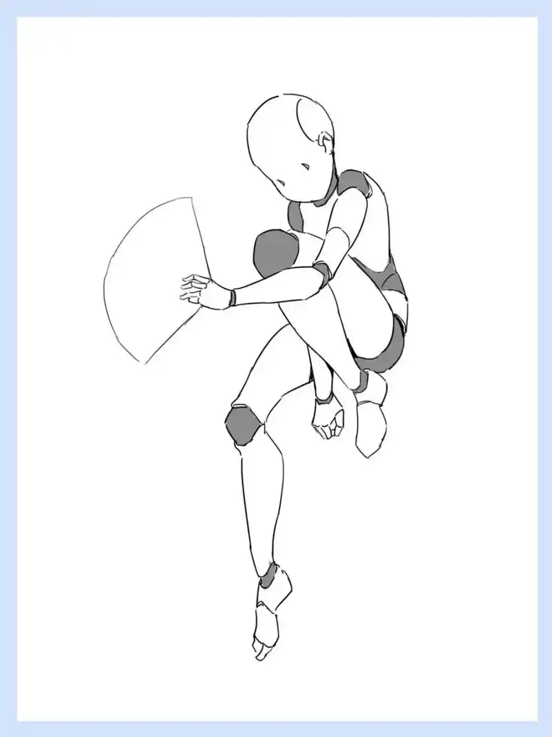 人体绘画素材.#二次元 #绘画素材 #板绘 #procrea - 抖音