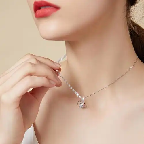 淘宝20点前200件领页面60券29元轻奢小众蝴蝶锁骨链纯银nz4vx8wtig8