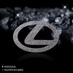 专用新雷克萨斯es凌志rxnxlxisgsctgxl钻石全车车标改装装饰贴钻