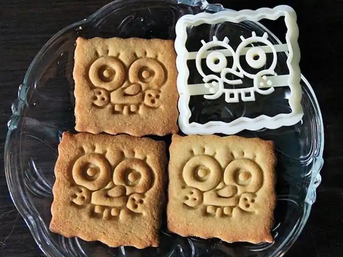 海绵宝宝饼干模子3d打印模型免费stl文件下载-深圳市博易特智能科技