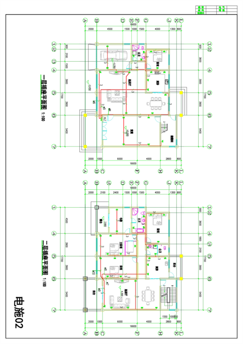 免费文档 所有分类 工程科技 建筑/土木 别墅施工图纸 (共1页,当前第1