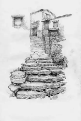 下乡写生|这些素描风景作品,写生的都收藏了!