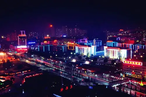 新安县城夜色——灯火辉煌 美轮美奂