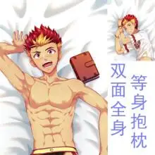 二次元抱枕帅哥 野营密友好友基友美男子帅哥游戏动漫等身抱枕套来图