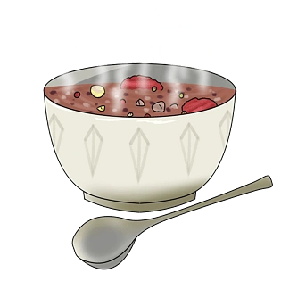 psd2000*2000腊八节腊八粥卡通漫画插画pngpngpsd2000*2000腊八节腊八