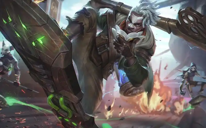 【英雄联盟】野火首领 艾克 炫彩预览