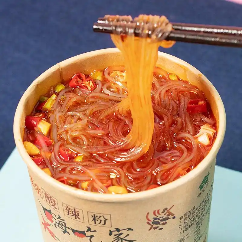嗨吃家网红酸辣粉120g6桶