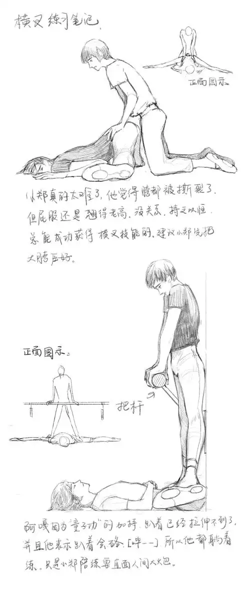 横叉的笔记补充——练成一字马不-鸡汁糖浆