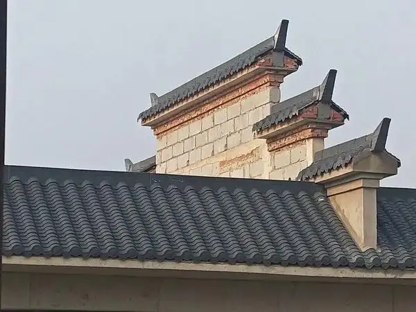 古建小青瓦屋顶 徽派建筑小青瓦 新型高分子仿古小青瓦 抗霜冻耐腐蚀