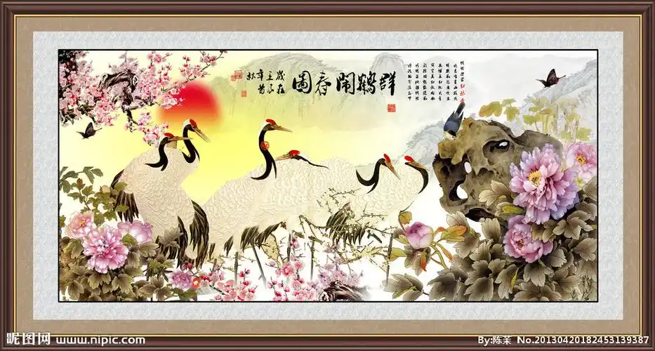 六合同春图片[源文件,psd]