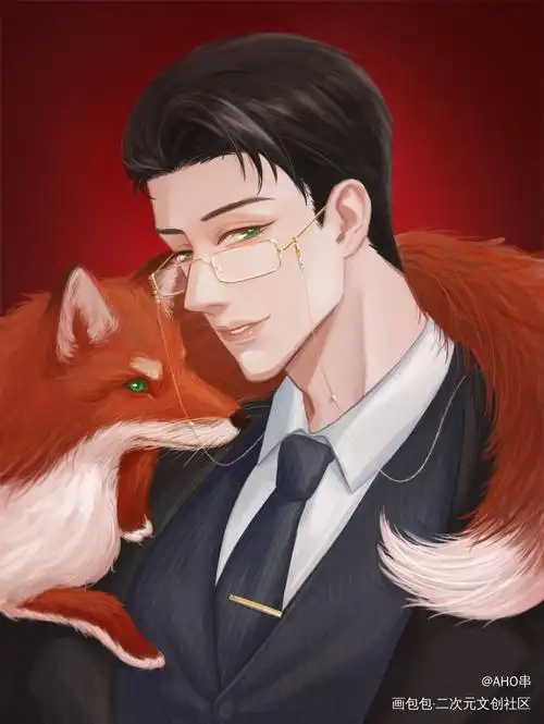 顾总生日快乐_针锋对决188男团原顾顾青裴同人绘画作品