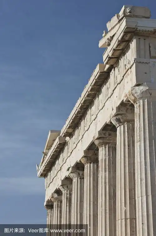 希腊雅典卫城帕台农神庙东立面