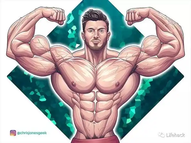 这么炸裂的肌肉漫画,我还是头一次见