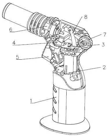 一种带定火功能的喷火枪的制作方法