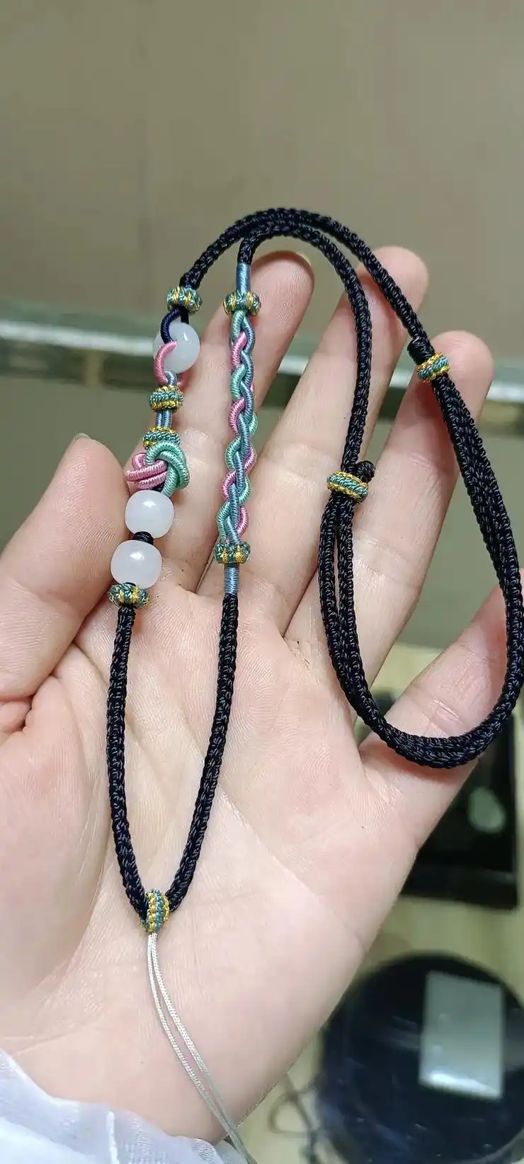 纯手工编织挂件绳