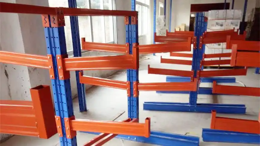 12货架仓储厂房隔层钢铁架子组合阁楼式平台悬臂货架重型仓库钢结构