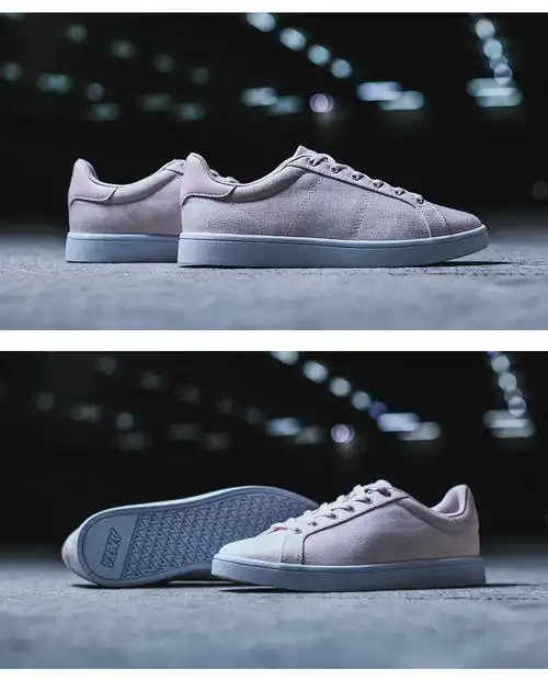 安踏女板鞋休闲鞋2018夏季新款透气帆布鞋低帮耐磨防滑轻便运动鞋