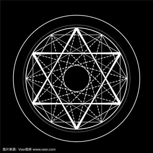 神圣几何大卫星符号