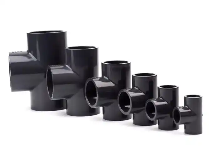 upvc三通弯头化工佑利环琪协羽管直接南亚灰色工业管件pvc-u给水