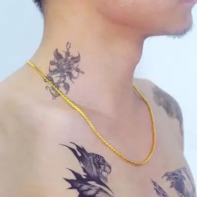 18k黄金项链男 黄金项链999不掉色