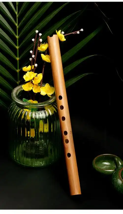 曲漾零基础入门洞箫便携苦竹升级短萧迷你古风六f调离魂萧乐器d调含助
