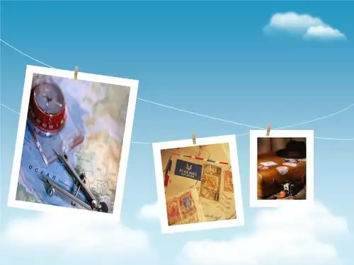 旅行日记ppt相册模板.ppt 8页