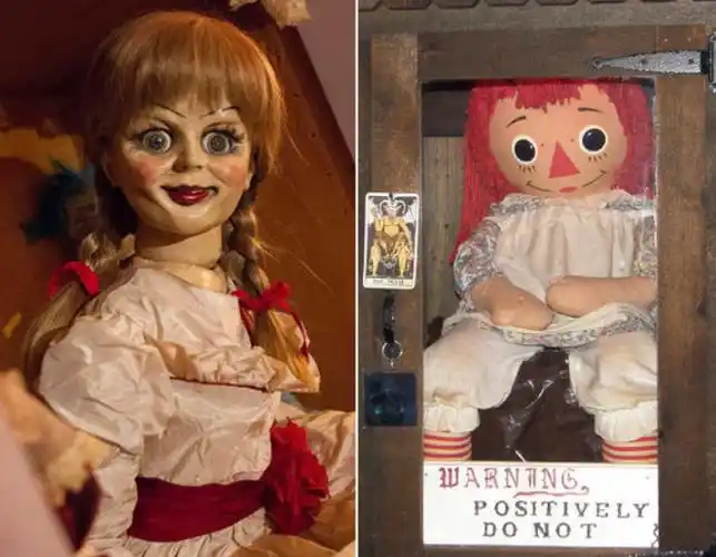 恐怖片安娜贝尔真实娃娃照片网友看起来蛮可爱的
