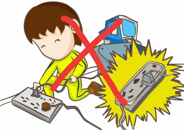 不能玩火玩电,玩火玩电很危险!