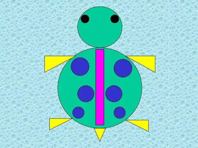 蓝天幼儿园停课不停学 写美篇中班           数学活动《有趣的图形》