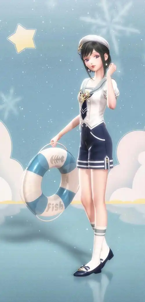 闪耀暖暖:高清水手服写真集!少女自远方来,又赴远方