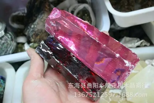 锆石原石 矿物宝石 晶体彩色宝石 红色粉色 特价批发