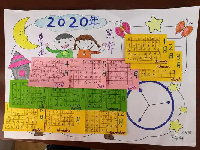 我的创作------2020年日历