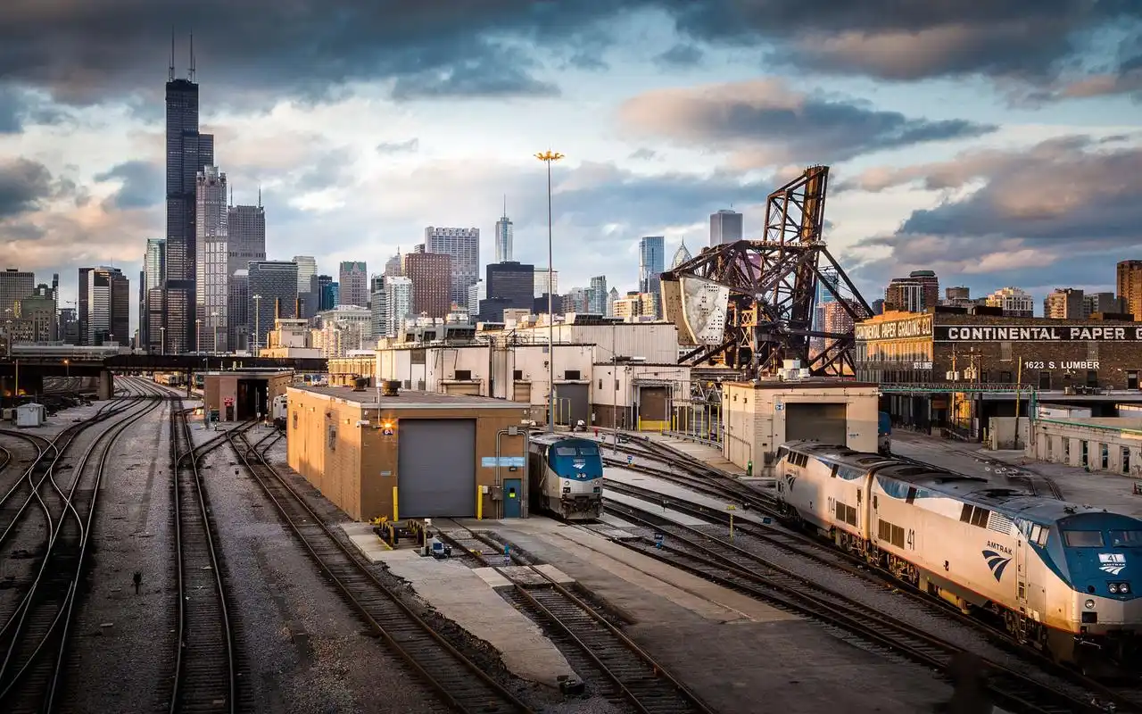 美国伊利诺州城市景观图片桌面壁纸