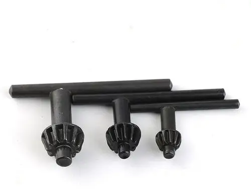 手枪电钻台钻配件 电动工具钻夹头配件 加硬全钢钻夹头扳手/钥匙