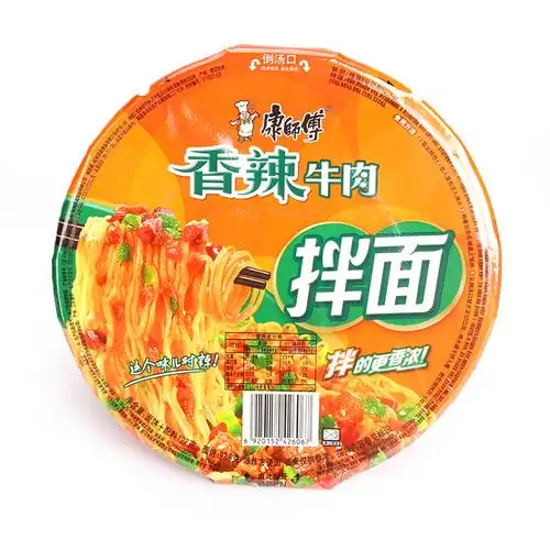 康师傅香辣牛肉干拌面132g