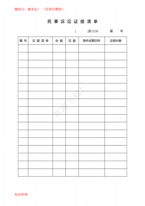民事诉讼证据清单.pdf 2页