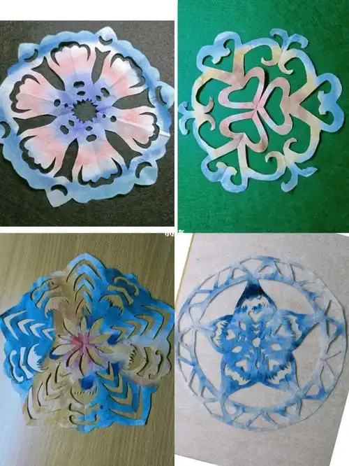 染纸和团花剪纸