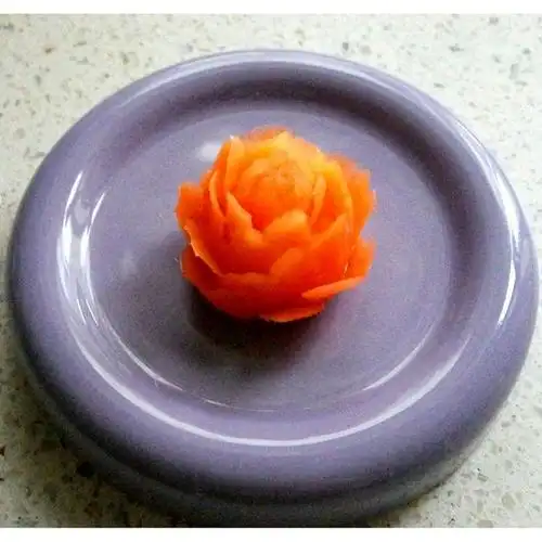 fyfm做的胡萝卜花/盘饰/拼盘/摆盘(有步骤)