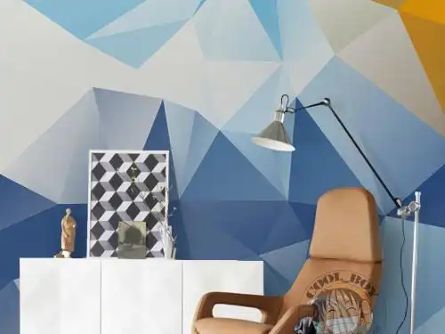 几何图形墙纸图片大全诠释现代墙面艺术