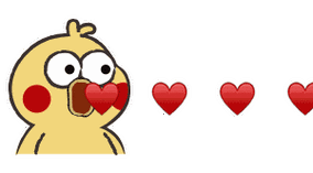 小黄鸡发射表情包发射爱心发射网球发射猪