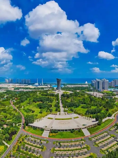 烟台开发区福莱山公园建设历史老照片