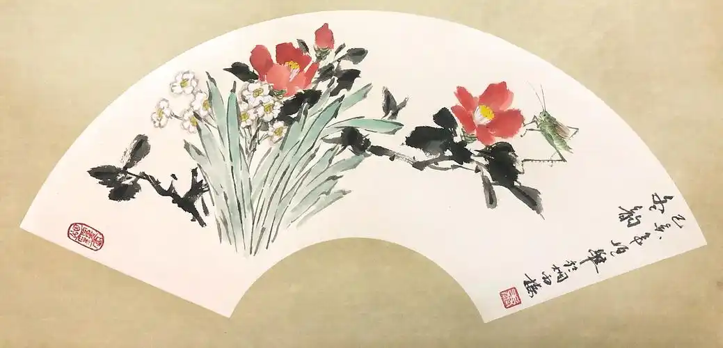 国画扇面小品|纯艺术|绘画|康恒维 - 原创作品 - 站酷 (zcool)