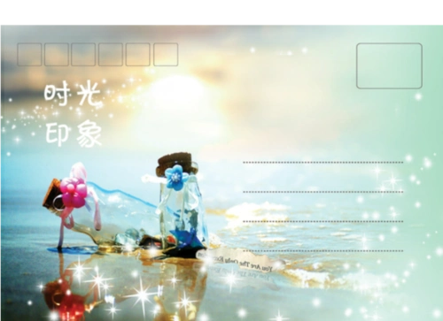 流年时光,记住纯真时代-18张等边留白明信片(横款)