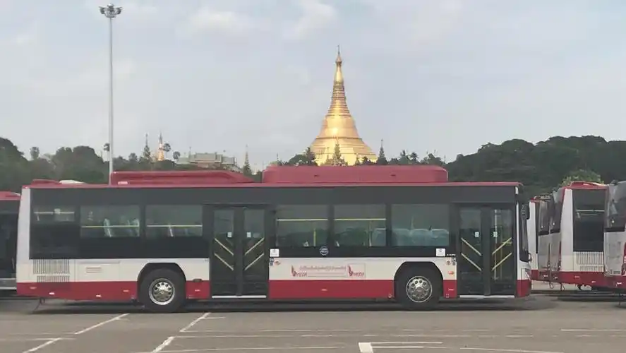 中国客车出口缅甸 "一带一路"带来了前所未有的机会