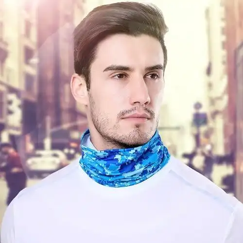 户外防晒面罩冰丝围脖套男头巾护颈脖子夏天薄款钓鱼魔术骑行夏季