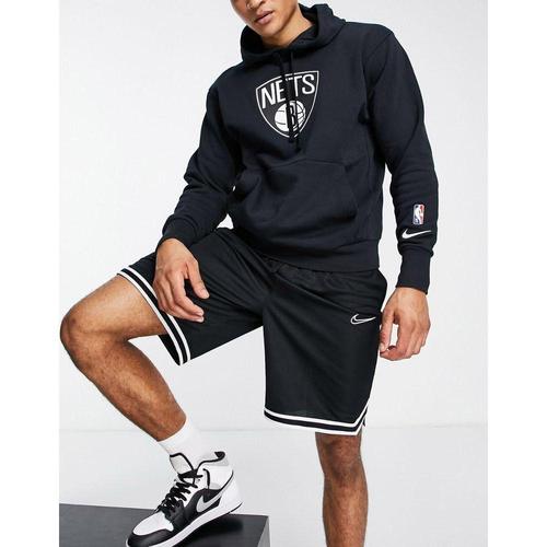 耐克nike男款黑色卫衣|basketball nba brooklyn nets hoodie in