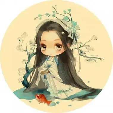 古风q版头像女生可爱萌高清清新好看的手绘q版古风头像女生图片