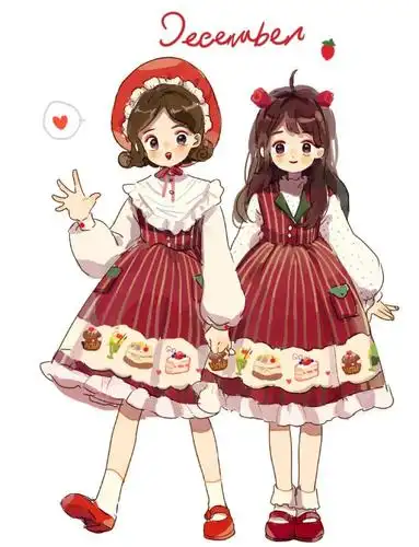 【精选动漫】可爱小女生全身图,卡哇伊