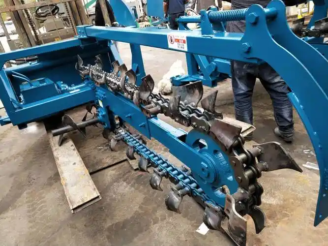 中禧zx100圆盘式开沟机工程排水管道改造开槽机道路挖沟机